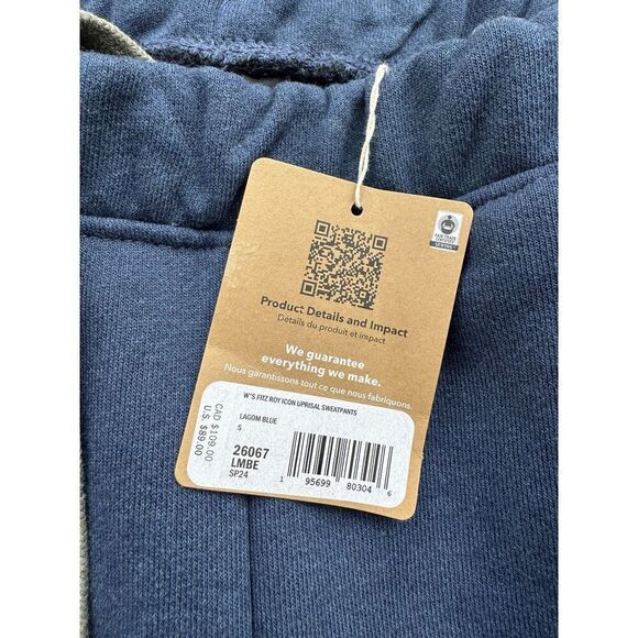 Patagonia Women's Fitz Roy Icon Uprisal Sweatpants Lagom Blue NWT Size Small - Picture 3 of 8